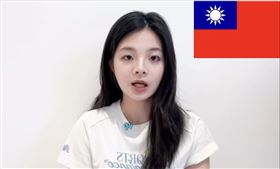 應佳妤別著KP徽章反嗆「難道民進黨的政二代有少過嗎？」（圖／翻攝自應佳妤threads）