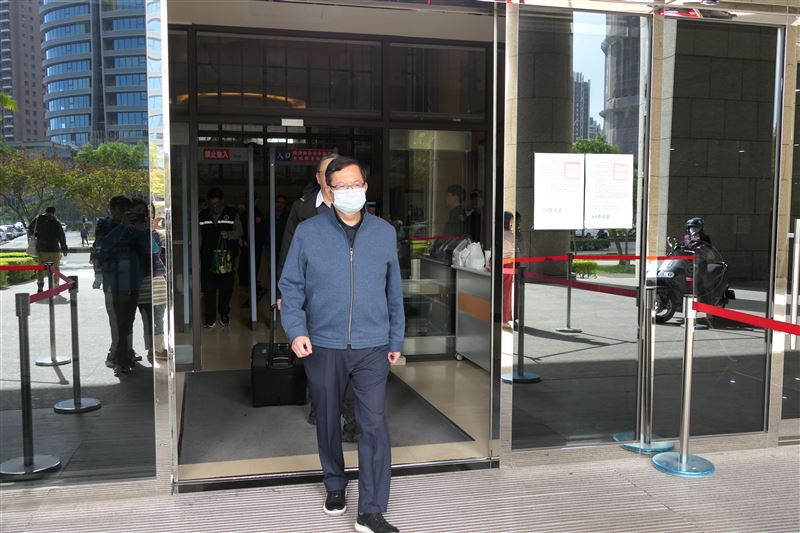 前桃園市長鄭文燦涉貪，今（9日）第10次準備程序庭。（圖／民眾提供）