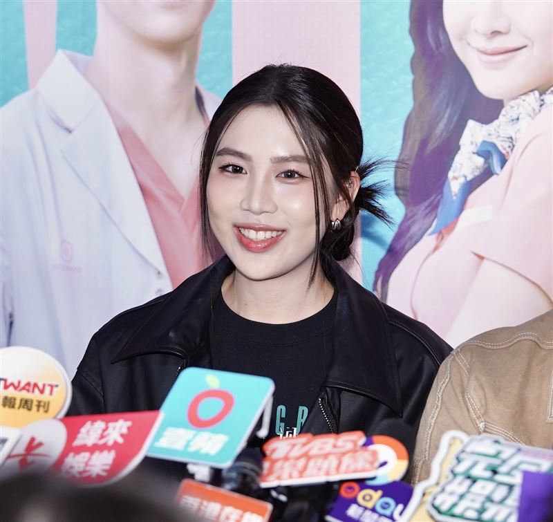 Emma首度以演員身分面對媒體。（圖／記者趙于瑩攝影）