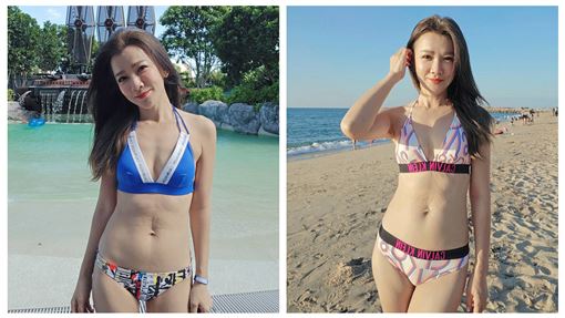 曾雅蘭離開台灣脫了　狂曬泳裝還遇搭訕