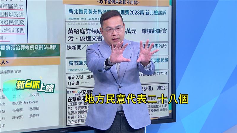 王義川發現,議員助理費的修法連署名單,與先前立委助理費除罪化的連署名單高度重疊,懷疑在同個餐會上簽名「一式兩份」。(圖/新台派上線)