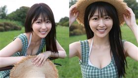 「暗黑版有村架純」青坂葵平常就有看A片的習慣,而且性慾超強，於是出道成為AV女優。（圖／翻攝自Ｘ）