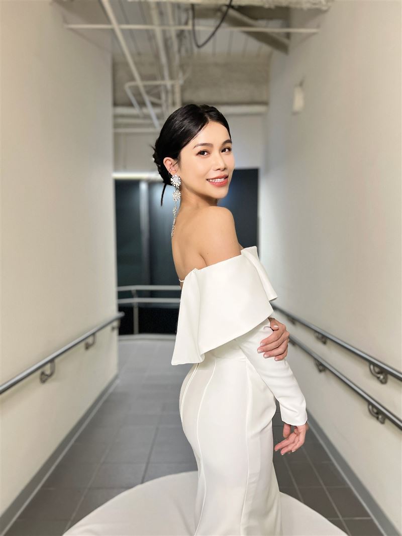 林芯儀登上IFBB PRO亞錦賽舞台演出。（圖／旺多福多媒體工作室提供）