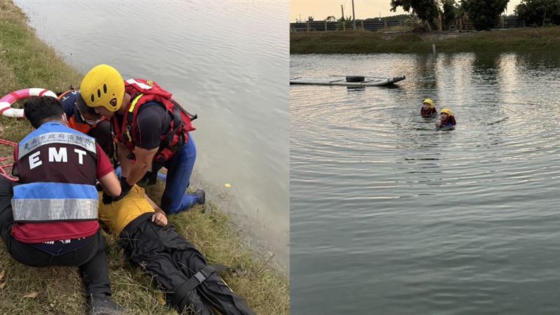 哥目睹弟跌魚塭!掙扎沉入水…送醫救不回