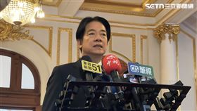 總統賴清德出席「第20屆亞洲民主人權獎頒獎典禮」前受訪（圖／記者劉秀敏攝影）