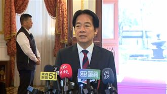 台灣客強震死守電視　賴清德：表現非常好