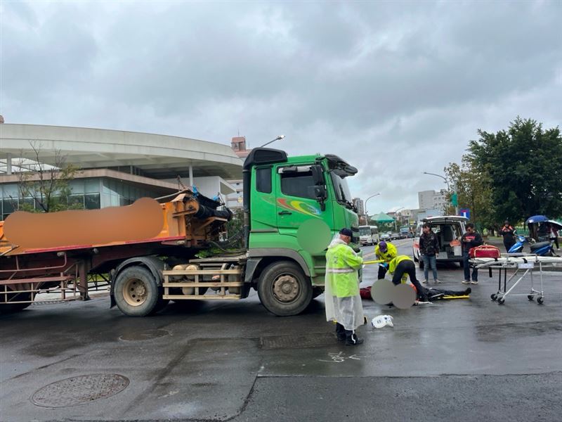 義交傷重送醫不治。（圖／翻攝畫面）