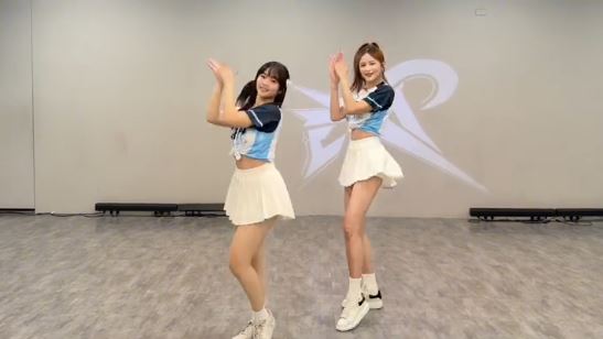 CPB官方日前釋出啦啦隊宣傳片。(圖/翻攝自CPB官方微博)