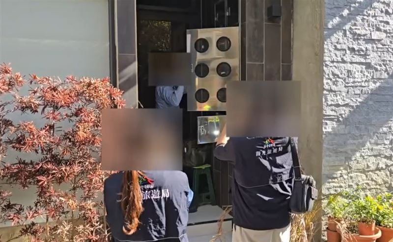 台中逢甲商圈3間日租套房，多次遭裁罰仍違法營業，市府祭出鐵腕斷水斷電。(圖／台中市政府提供)