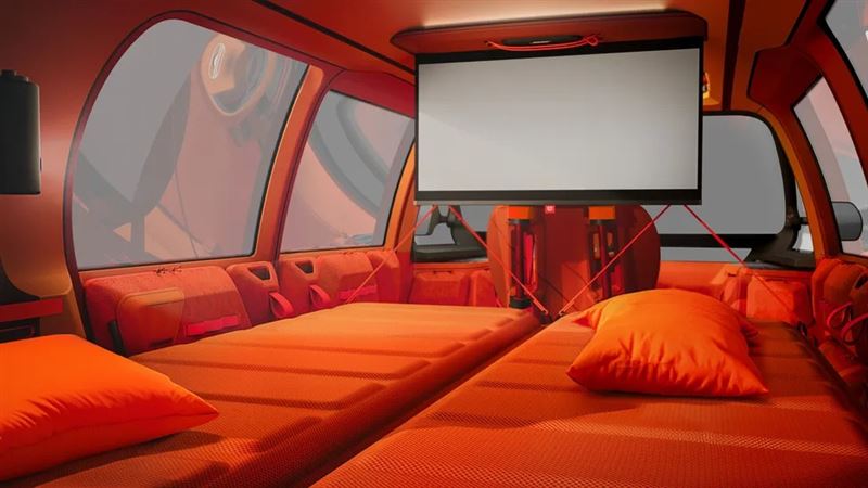 車艙可變為臥室或影音劇院。（圖／翻攝Citroen網站）