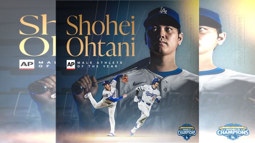 大谷4度獲AP年度男運動員　追平史上最多