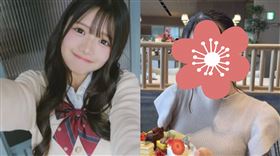 「日本最可愛高中生」南里（なんり）。（圖／翻攝自IG）