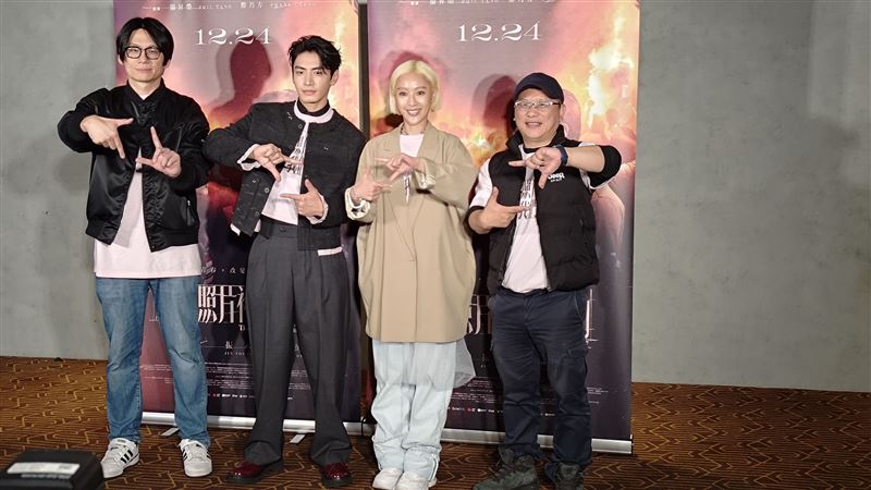 鄭乃方（左起）、宋柏緯、方宥心、湯昇榮。（圖／記者鍾智凱攝影）