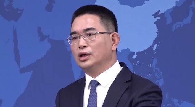 國台辦發言人陳斌華主持例行記者會（圖／翻攝畫面）