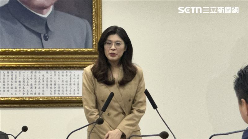 鄭麗文主持中常會。（圖／記者詹宜庭攝影）