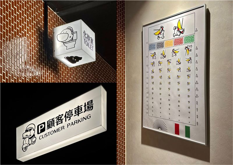 室內各處也看得到「丹丹鳥」的身影，創意滿分。（圖／翻攝自台南式臉書）