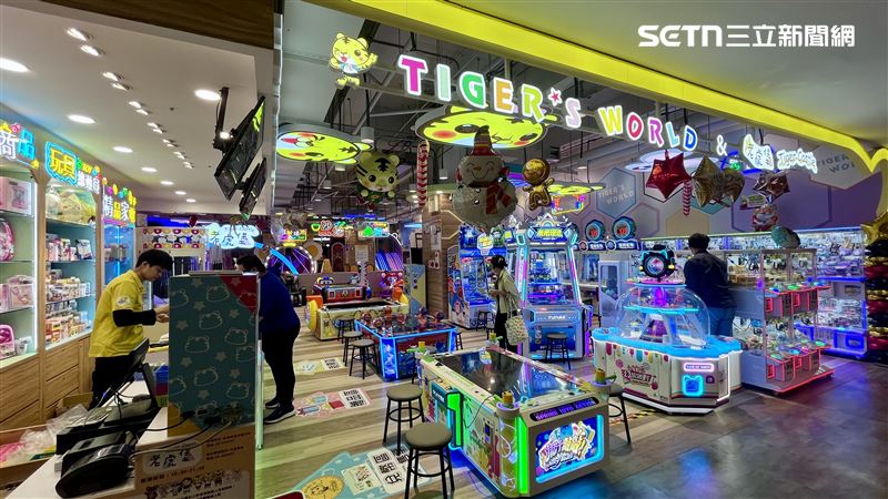 大全聯桃園青埔店針對親子客群特別引進老虎歡樂世界Tigerˋs World。(圖／記者賴俊佑攝影)