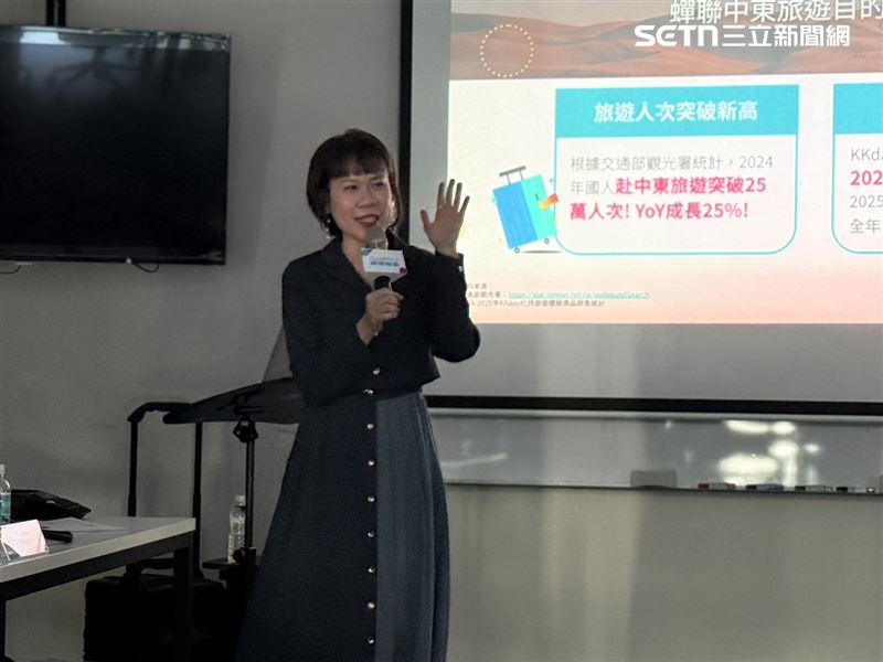 KKday全球市場總經理陳葦如。(圖/記者李育道攝影)