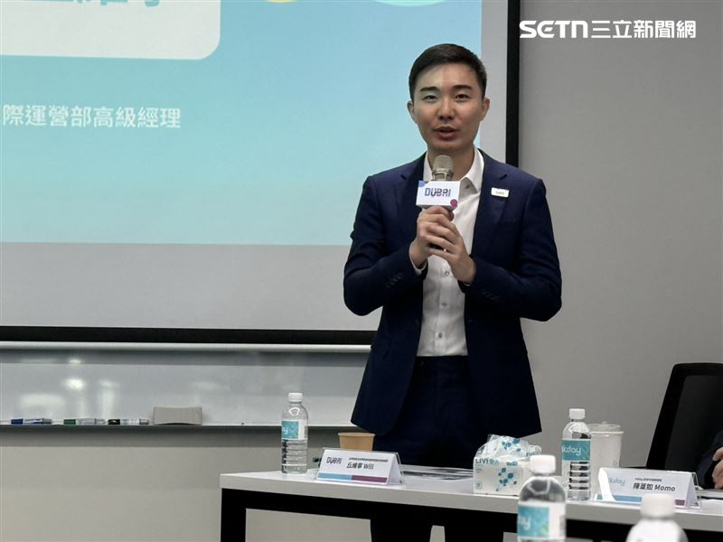 杜拜旅遊及商業推廣局國際運營部高級經理丘維寧。(圖/記者李育道攝影)