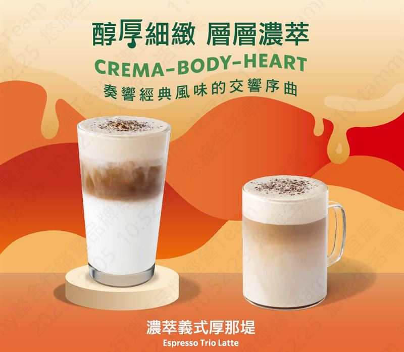 星巴克「濃萃義式厚那堤」。(圖/品牌業者提供)