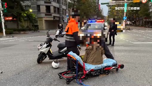 獨／松山警趕上班出車禍　撞死闖燈婦
