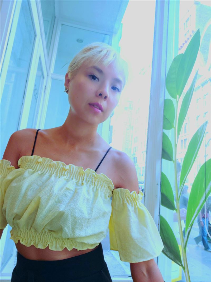 婷婷先前在美國。(圖/翻攝自婷婷TinTin臉書)