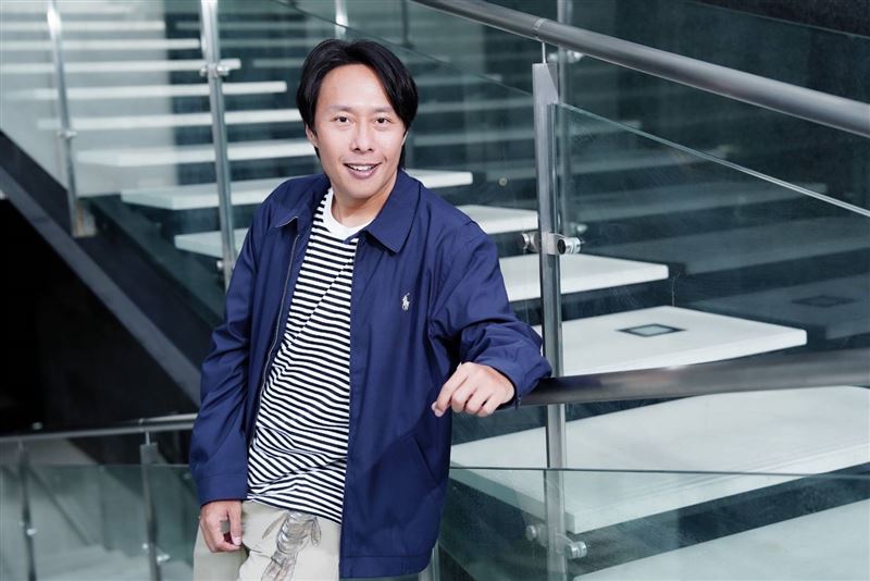 張啟樂去年11月升格新手爸爸。（圖／記者趙于瑩攝影）