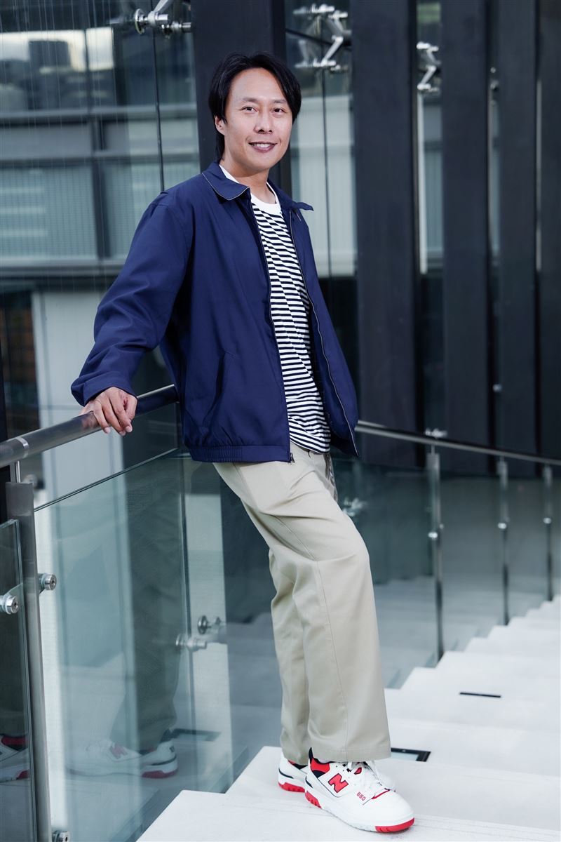 張啟樂來台定居5年。（圖／記者趙于瑩攝影）