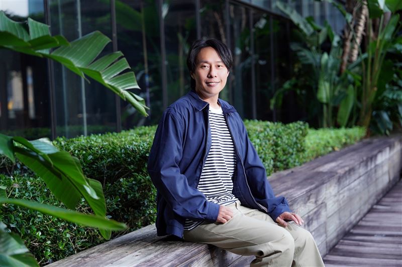 曾拿廣播金鐘獎的張啟樂目前也主持央廣《口碑特映會》新節目。（圖／記者趙于瑩攝影）