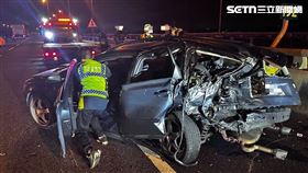 國道,國3,追撞,車輛,故障,未注意車前,彰化,和美（圖／翻攝畫面）