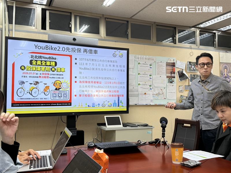 北北桃元旦起YouBike2.0和YouBike2.0E公共自行車傷害險投保程序者,將無法租借任何一台共享單車。(圖/記者李育道攝影)