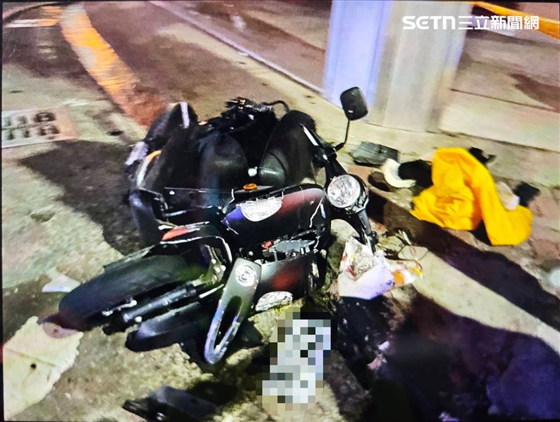 機車變廢鐵。(圖/翻攝畫面)