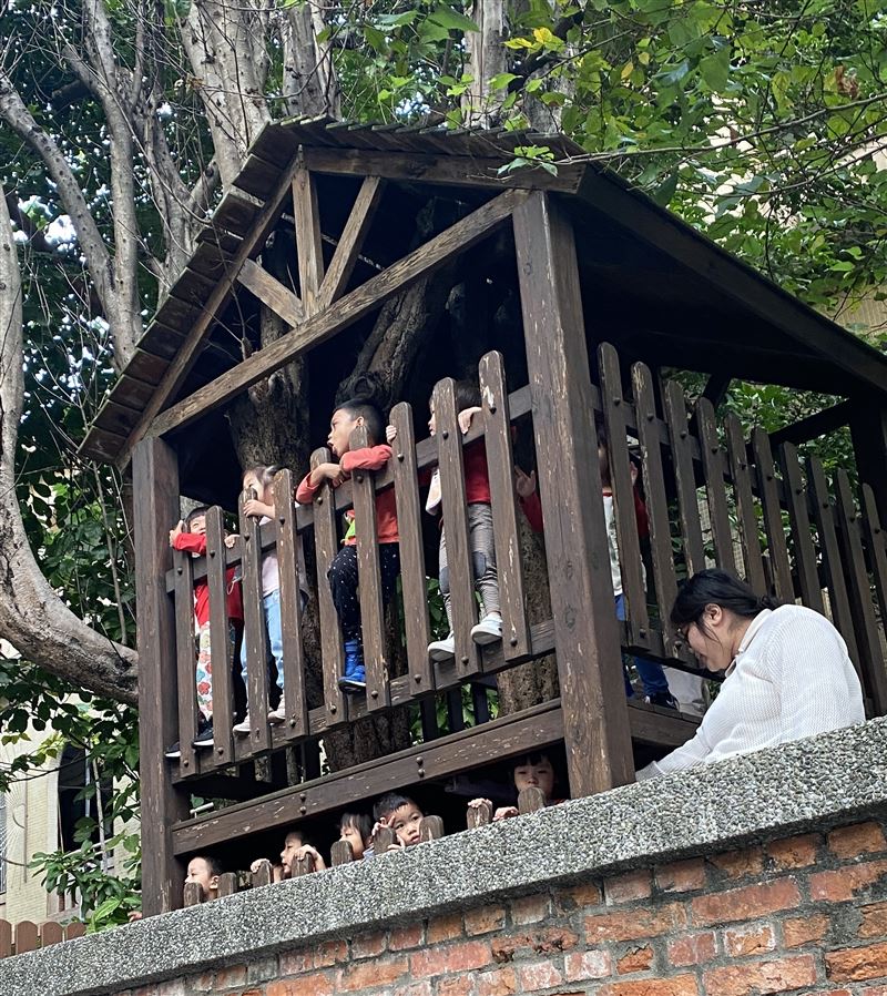 從天亮等到天黑的老松國小小朋友。（圖／主辦單位提供）