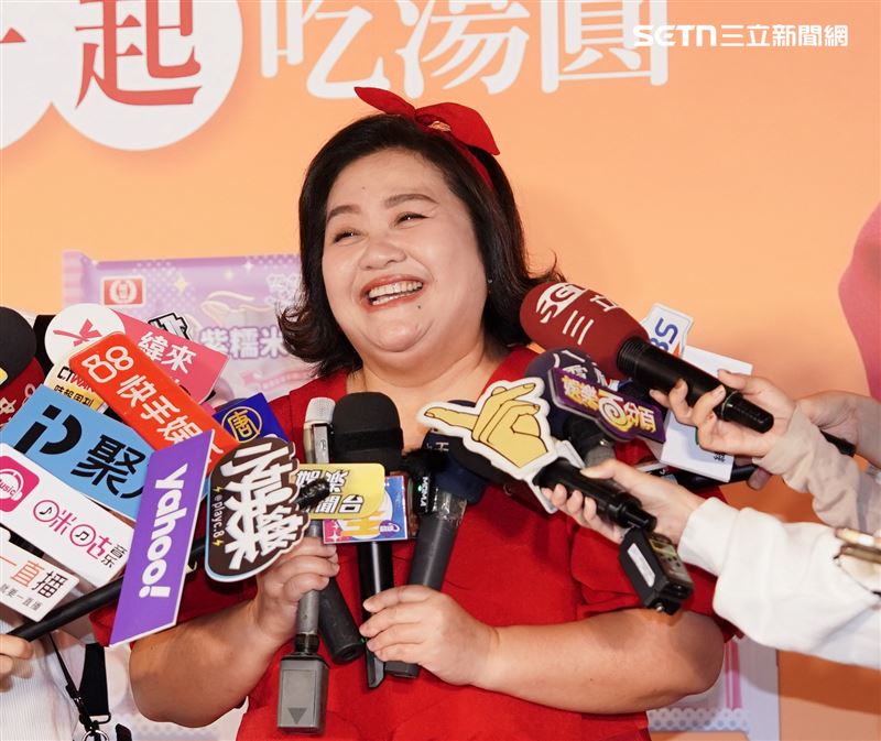 鍾欣凌表示自己是甜湯圓派。(圖/記者趙于瑩攝影)