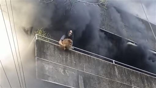 女大火逃生「先救2毛小孩」！畫面被瘋傳