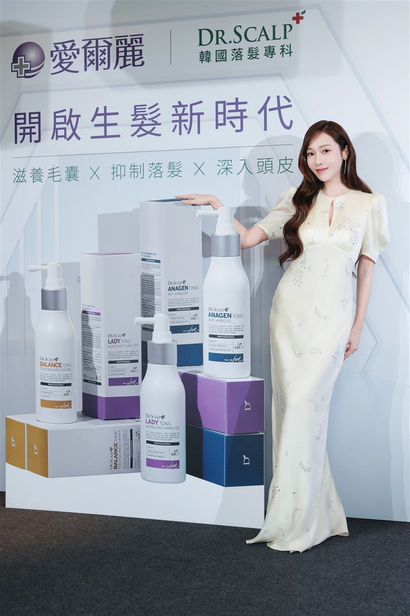 韓流女神Jessica 鄭秀妍擔任愛爾麗 DR.SCALP韓國落髮專科品牌代言人，完美詮釋品牌「從根新生、豐盈再現」的核心精神。（圖／愛爾麗集團提供）