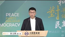 陸委會副主委梁文傑。（圖／翻攝畫面）