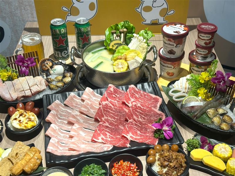 肉之間大盤肉幸福鍋物古亭店開幕,限時3天肉盤免費升級。(圖/馬辣集團提供)