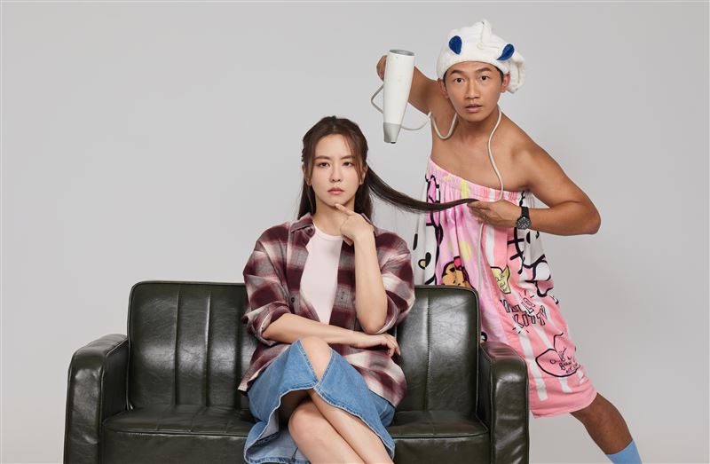 周曉涵、蔡昌憲飾演夫妻,周曉涵表示聽過不少婚姻鬼故事讓她有點恐婚。(圖/艾彼新創股份有限公司提供)