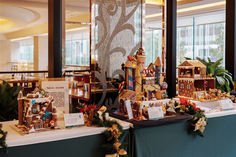 大倉久和大飯店舉辦2025「薑餅屋創意大賽」。(圖/飯店旅宿業者提供)