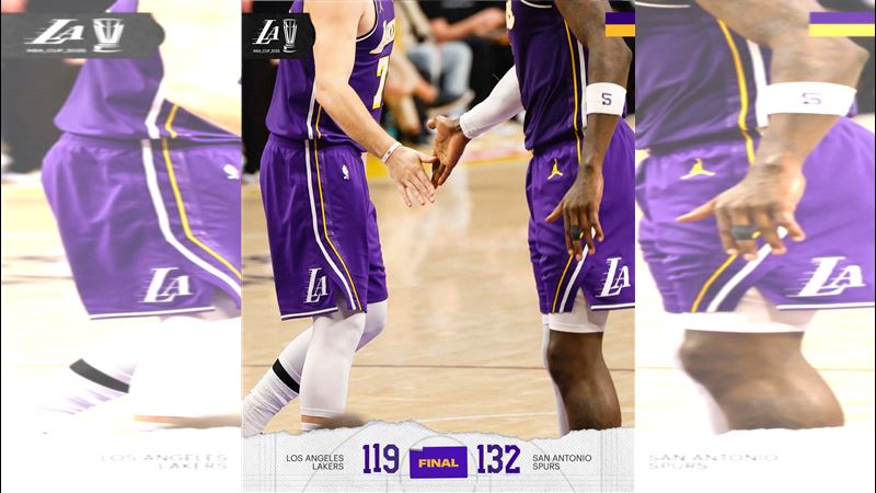 湖人不敵沒溫班亞馬的馬刺　無緣NBA盃4強