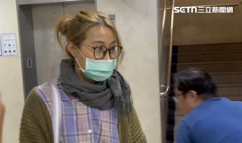 被點名是黃國昌「狗仔集團」關鍵人物的謝幸恩,今日受北檢傳喚到案。(圖/翻攝畫面)