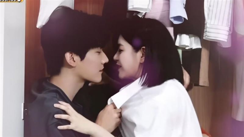 陳妍希(右)新劇搭檔周柯宇有多場吻戲。(圖/翻攝自YouTube)