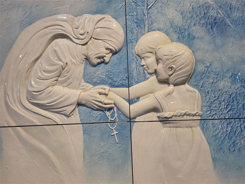 前輔大校長江漢聲死裡逃生曝心聲，為祂創立「被天主祝福的醫院」。堅持馬太福音聖經25：40 《弱者的守護》精神：凡你們對我這些最小兄弟中的一個所做的，就是對我做的。（圖／記者鍾志鵬攝影）