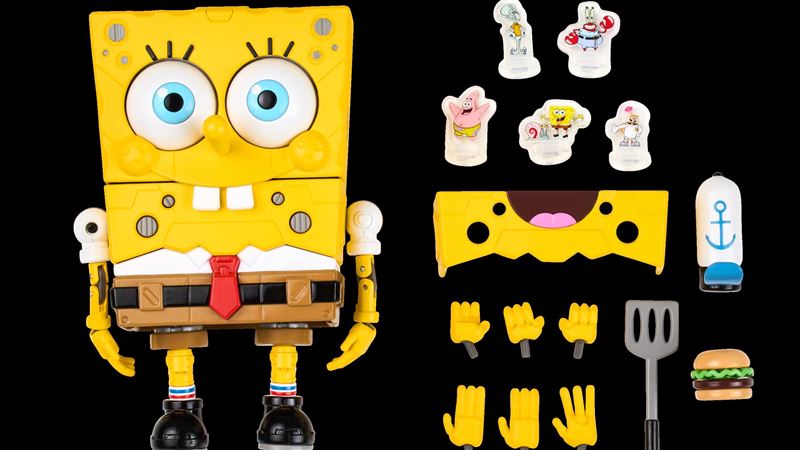 比奇堡之星抽抽樂 超強合金機甲海綿寶寶