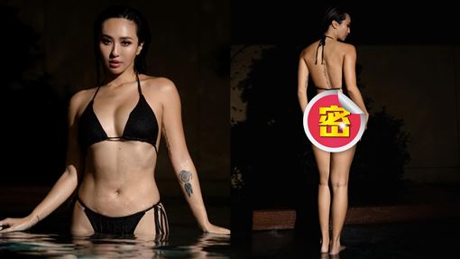 薔薔在冬天還是脫了！穿丁字褲解放美尻