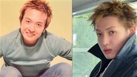 小鐘（左）近日因「撞臉」Cortis成員馬丁（右）再度掀起社群笑潮。（圖／翻攝自小鐘Threads、馬丁IG）