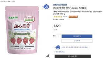 草莓果乾藏「整隻蟲」！好市多抽樣檢測