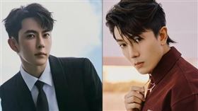 李亭哲（右）頻為于朦朧（左）發聲，網友對內地影視圈的抵制也愈演愈烈。（圖／翻攝自于朦朧、李亭哲微博）