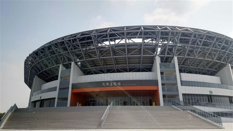 台南市政府與中華職棒聯盟經過2次場地認證會勘，亞太國際棒球訓練中心成棒主球場預計12月可完成應改善事項。（圖／中央社）